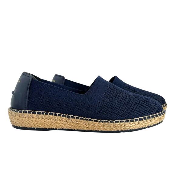 COLE HAAN Cloudfeel Stitchlite Espadrille in Navy Blue Fabric Women's 9.5B - Picture 7 of 15